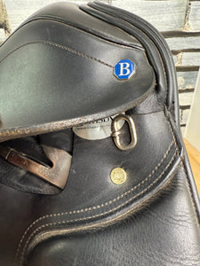 17 1/2” Medium Barnsby Dressage Saddle - Black