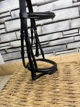 Load image into Gallery viewer, S/H Flash Snaffle Bridle -Black- Small Pony