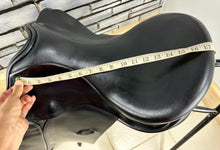 Load image into Gallery viewer, 17 1/2” Wide Ideal Jessica Dressage Saddle - Black