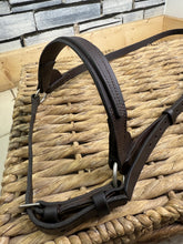 Load image into Gallery viewer, S/H Wide English Drop Noseband - Brown - Full