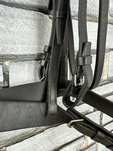 S/H English Heavyweight Hunter Bridle - Brown - Full
