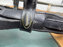 Load image into Gallery viewer, Heritage Cavesson Snaffle Bridle - Black -Pony Size- Comfort Padded