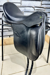 17” MW Ideal Suzannah Dressage Saddle - Black
