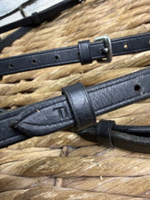 Load image into Gallery viewer, S/H Profi-Rider Crystal &amp; Patent Dressage Bridle -Black- Full