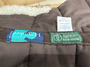 S/H Nuumed Wool Rolled Edge Half Pad - Brown/Natural - Large