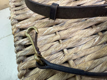 Load image into Gallery viewer, S/H Elasticated Leather Side Reins - Full - Brown