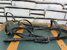 Load image into Gallery viewer, English Grackle Bridle - Full - Black - Mexican Grackle