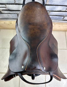 14” Wide Lovatt & Rickets Pony Saddle - Brown