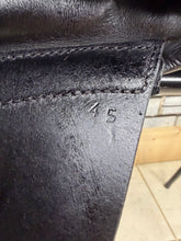 Load image into Gallery viewer, 17 1/2” MW Ideal 1350 GP Saddle - Black - Big Blocks - English Leather