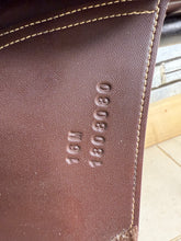 Load image into Gallery viewer, 16” M/Changeable Gullet Whitaker Barnsley Pony Jump Saddle - Brown