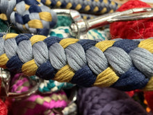 Load image into Gallery viewer, Soft Braided ‘Pick &amp; Mix’ Lead Rope - 7ft Long - Trigger Clip - Multi