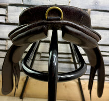 Load image into Gallery viewer, 14 1/2” MW Bart J Snowball English Tiny Pony Show Saddle - Brown