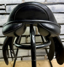 Load image into Gallery viewer, 16” Wide Native Pony Saddle Company WH/GP Saddle - Black