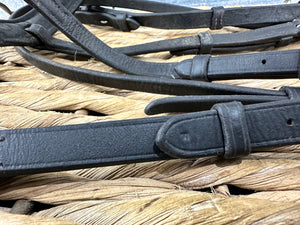 S/H Padded Headpiece Flash Bridle - Brown - Full