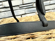 Load image into Gallery viewer, S/H English Cavesson Hunter Noseband - Black - Pony