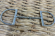 Load image into Gallery viewer, 5” Twisted Wire Mouth Jointed Dee Snaffle Bit