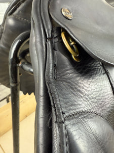 17” Wide Dever Cob GP Saddle - Black