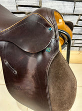 Load image into Gallery viewer, 15 1/2” Wide (Fit 32) Stubben Rex Pony GP/Jump Saddle - Brown