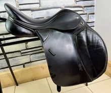 Load image into Gallery viewer, 17 1/2” MW/Changeable Gullet Thorowgood T6 GPD Saddle - Black