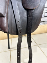Load image into Gallery viewer, 18” Wide Ideal Jessica Dressage Saddle - Brown
