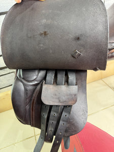 16” Wide English Pony Saddle - Brown