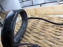 Load image into Gallery viewer, S/H Patent Padded Cavesson Noseband - Black - Cob