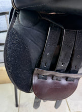 Load image into Gallery viewer, 16” MW Saddle Company Pony GP Saddle - Brown - Changeable Width on a Press