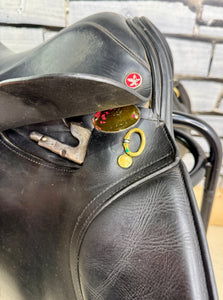17” Medium Jeffries Falcon Event GP Saddle - Black
