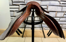 Load image into Gallery viewer, 17” Futurity Full Tree Racing Saddle - Tan - Soft Foam Panels