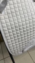 Load image into Gallery viewer, S/H Weatherbeeta Dressage Ventilated Saddlepad -White- Pony