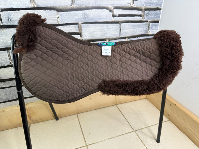 S/H Nuumed Wool Rolled Edge Half Pad - Brown - Large