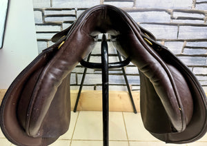 17” Medium Kings Saddley VSD Saddle - Brown