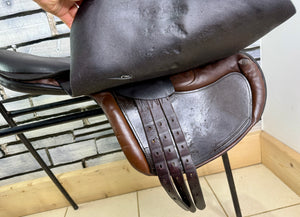 17” MN Paul Jones Full Tree Racing Saddle - Brown
