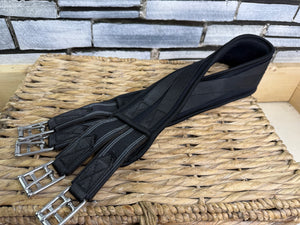 S/H 46” Shires Memory Foam Comfort Girth - Black