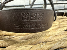 Load image into Gallery viewer, S/H Stubben Cavesson Bridle with Plaited Brow - Brown - Cob