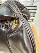 Load image into Gallery viewer, 17” MW Excelle/Walsall Riding English Monoflap Jump Saddle - Brown