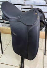 Load image into Gallery viewer, 16 1/2” Medium/Changeable Gullet Wintec Dressage Saddle - Black - Any width - N-XW