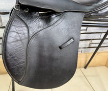 Load image into Gallery viewer, 15” Medium Heritage Saddlery English GP Pony Saddle - Black