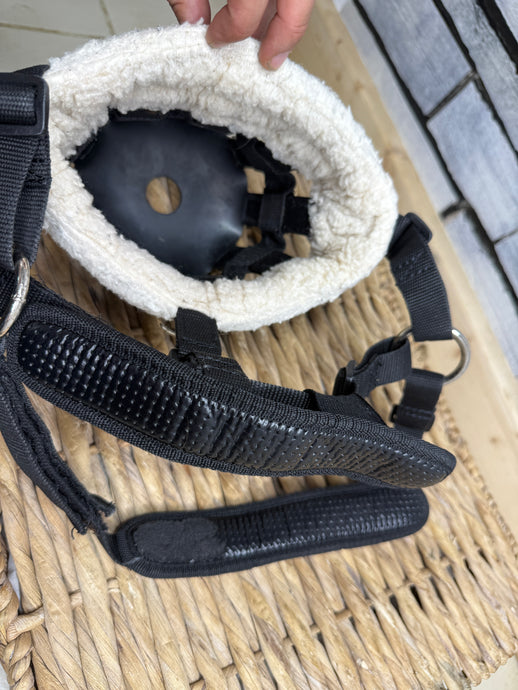 S/H Shires Fieldsafe Fur Lined Grazing Muzzle - Pony Size