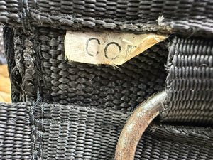 S/H Waffle Padded Breaking/Training Roller - Black - Cob