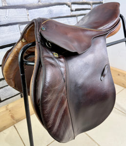 17 1/2” C (MW) Stubben Siegfried II Jump Saddle - Brown
