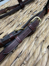 Load image into Gallery viewer, S/H Stephens Clip Cavesson Bridle - Full - Brown/Brass
