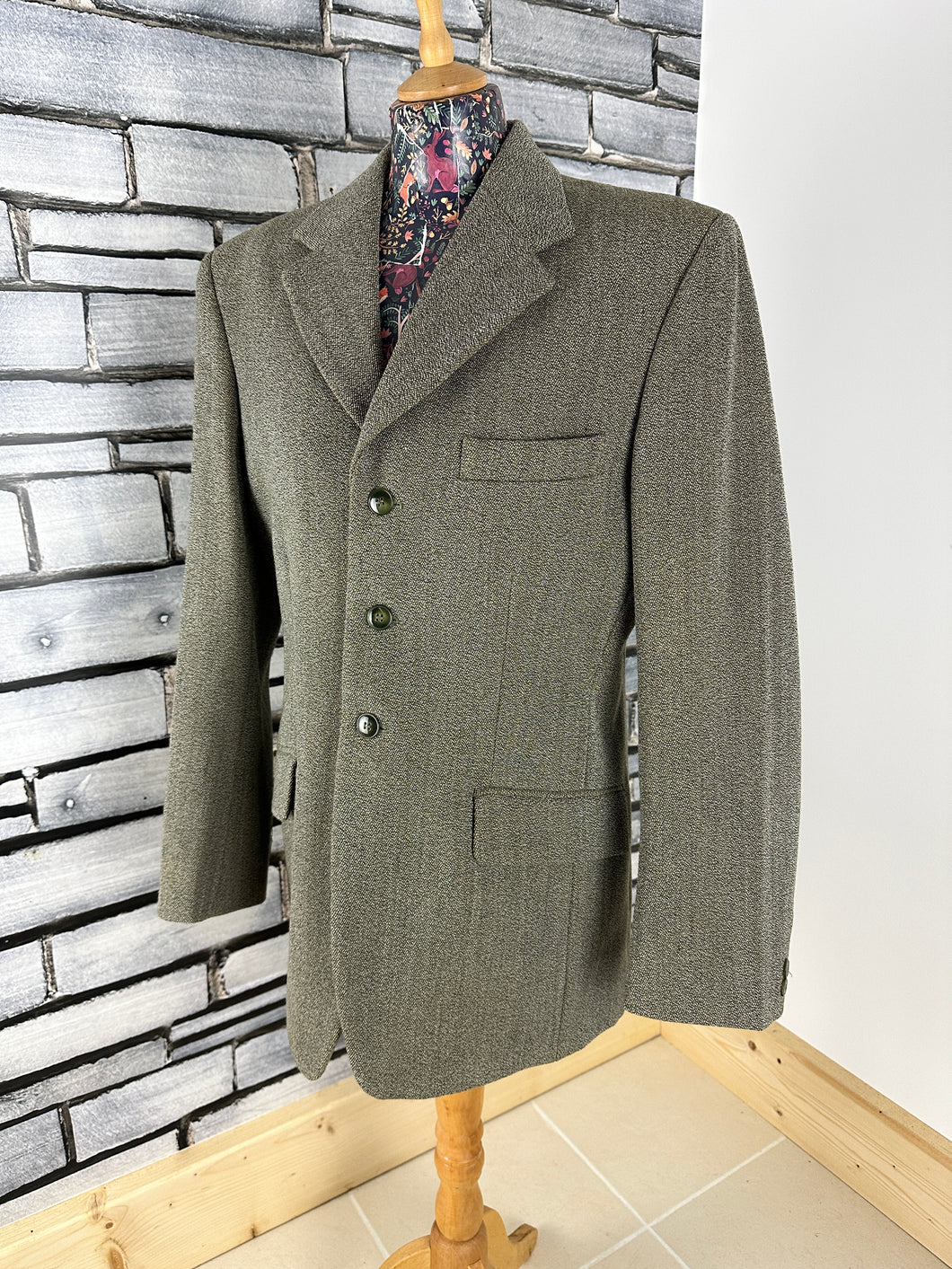 Gents Mears Pytchley Keepers Tweed Hunt Coat/Jacket - Size 40