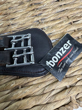 Load image into Gallery viewer, S/H Brown Soft Leather Short Event/Dressage Girth-65cm/26”