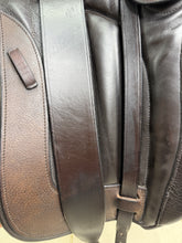 Load image into Gallery viewer, 17” Wide Black Country Vinici Monoflap Dressage Saddle - Brown