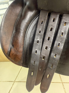 17 1/2” Wide-XW Frank Baines Eclipse GP Saddle - Brown