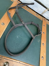Load image into Gallery viewer, Sabre Raised Cavesson Noseband - Brown - Full - Traditional English Leather