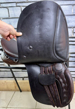 Load image into Gallery viewer, 18 1/2” MN J. Houghton GP/Jump Gents Hunting Saddle - Brown - English