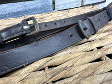 Load image into Gallery viewer, S/H English Leather Running Martingale - Brown/Brass - Cob