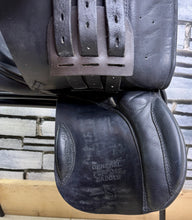 Load image into Gallery viewer, 14 1/2” Wide Silhouette Pony GP Saddle - Black - English Leather - Flat Tree